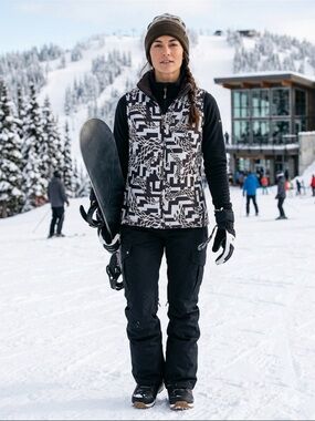Burton Dryride Abstract Geometric Insulated Snowboard Vest